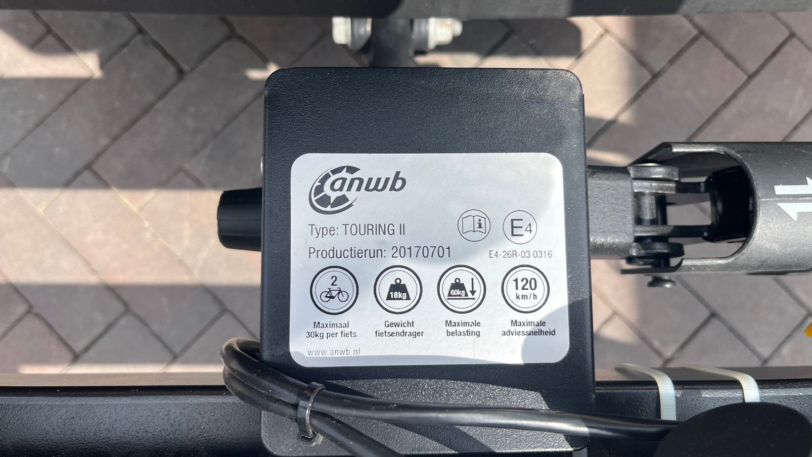 ANWB fietsen drager, Auto diversen, Fietsendragers, Ophalen of Verzenden, Zo goed als nieuw, 2 fietsen, Trekhaakdrager