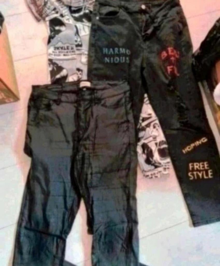 Kleding pakket maat L
3 broeken
1 shirt, Ophalen of Verzenden, Zo goed als nieuw, Maat 42/44 (L)