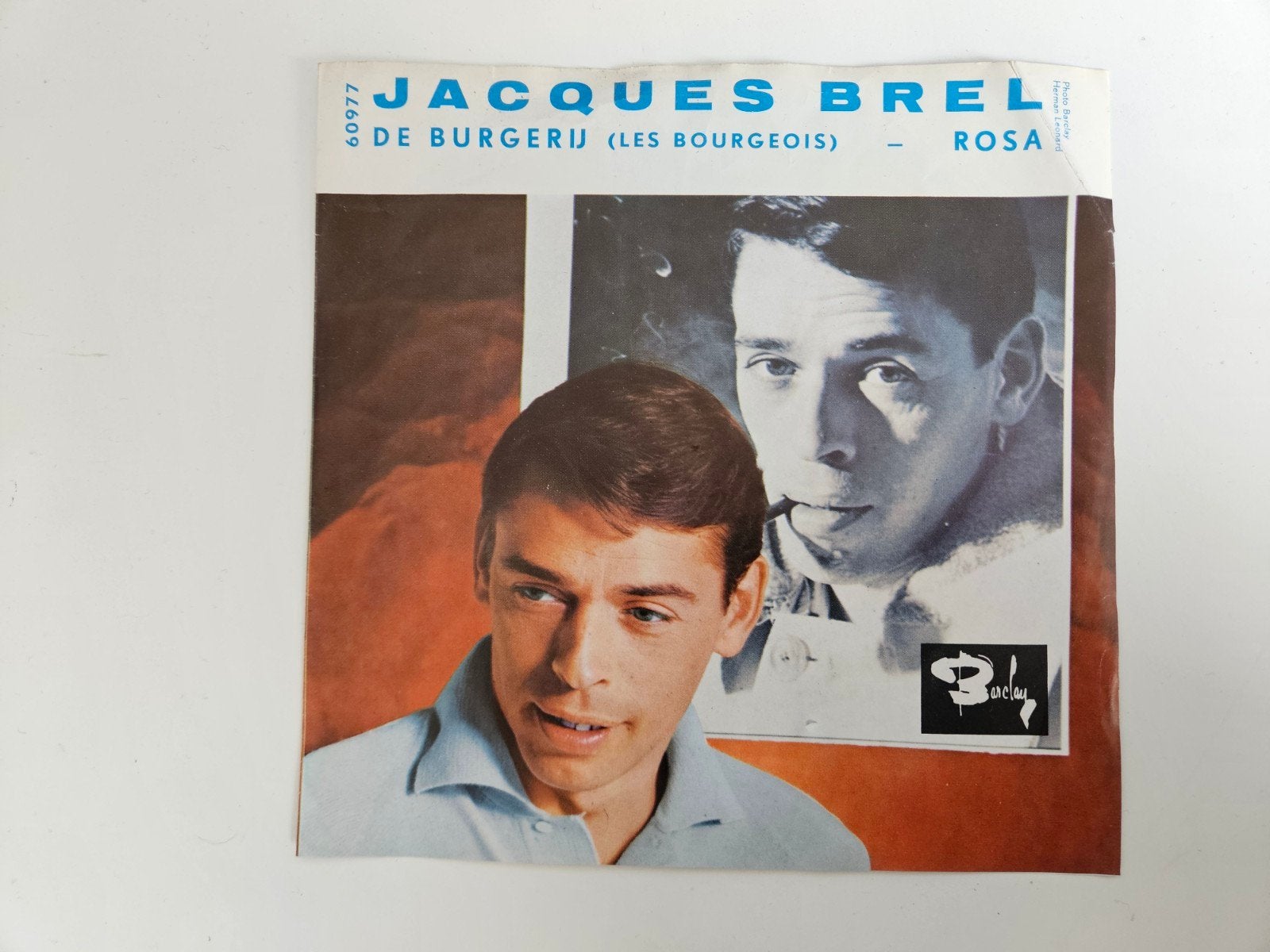 Single, Jacques Brel , De Burgerij / Rosa, Ophalen of Verzenden, Zo goed als nieuw, Nederlandstalig