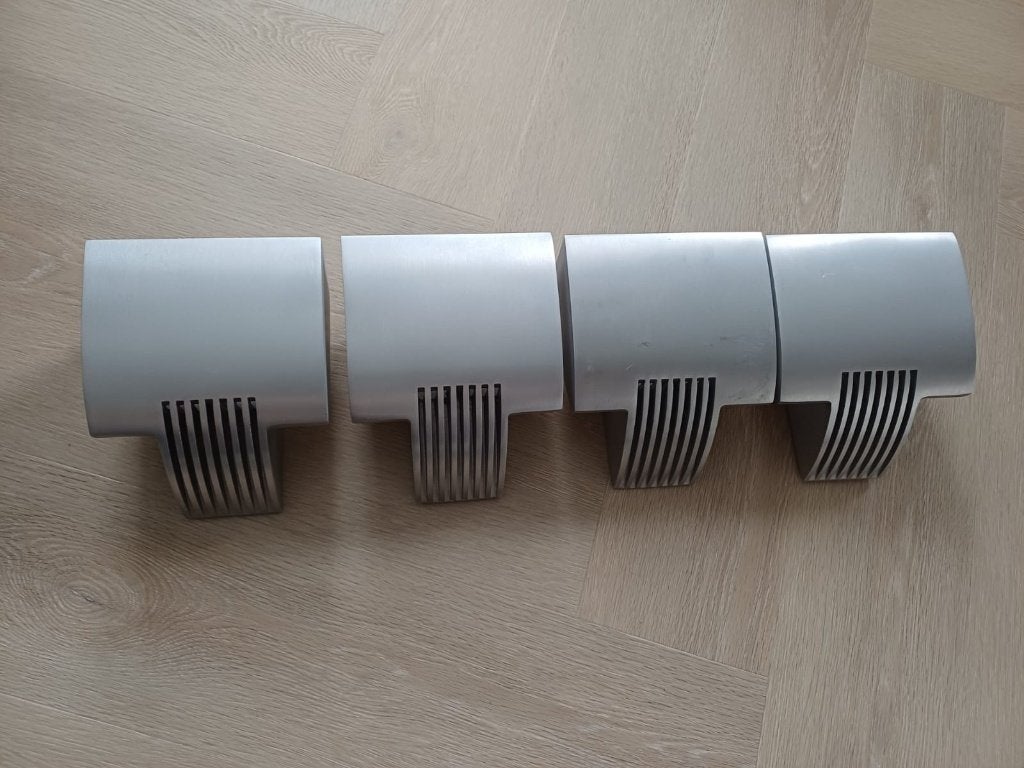 4x Design wandlampen – Metalarte Arqui - Sergi&Oscar Devesa, Ophalen, Inclusief lichtbron, Zo goed als nieuw, Metaal