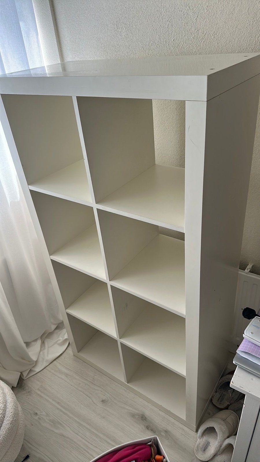 IKEA Kallax kast met 8 vakken wit, Ophalen, Gebruikt