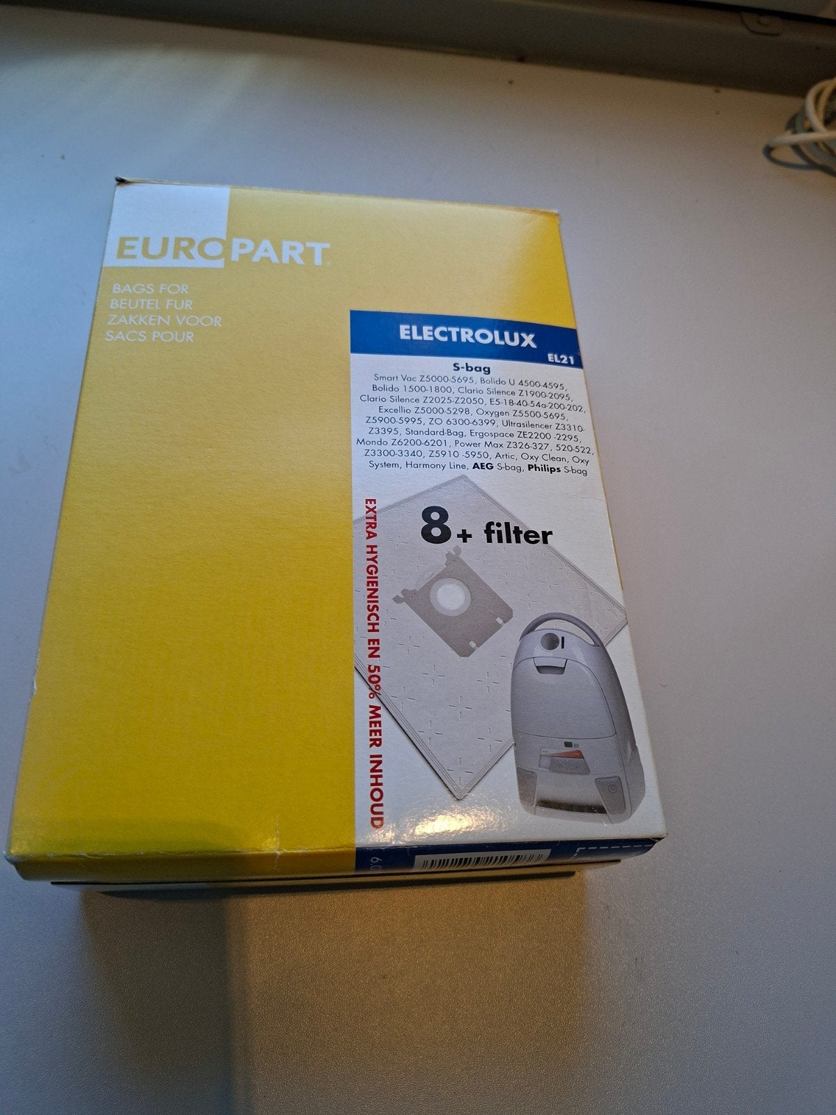 Electrolux EL21 S-bag stofzuigerzakken + filter, Witgoed en Apparatuur, Stofzuigers, Stofzak, Inclusief accessoires, Nieuw, Ophalen of Verzenden
