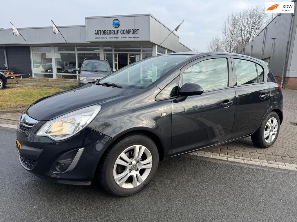 Opel Corsa 1.2-16V Design Edition, Voorwielaandrijving, Euro 5, Gebruikt, Zwart