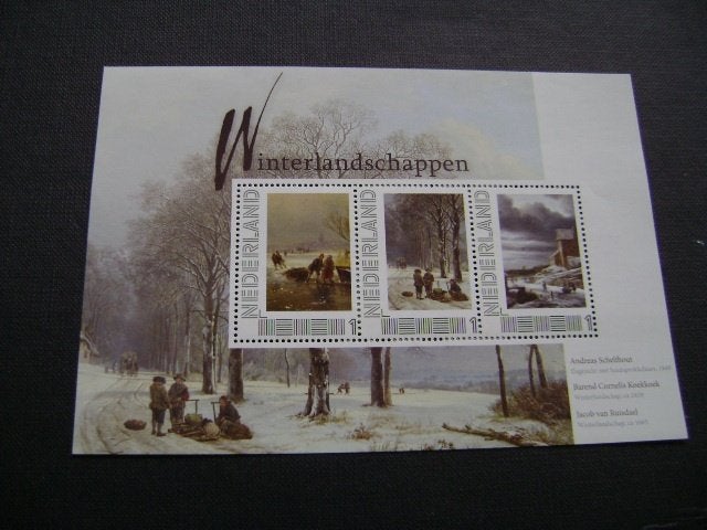 Velletje Persoonlijke Postzegels Winterlandschappen, Ophalen of Verzenden, Na 1940, Postfris