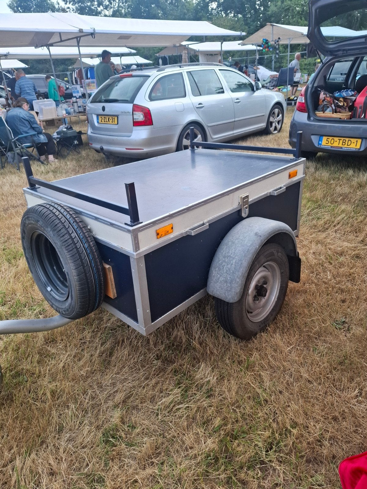 Compacte aanhanger met reservewiel, Ophalen of Verzenden