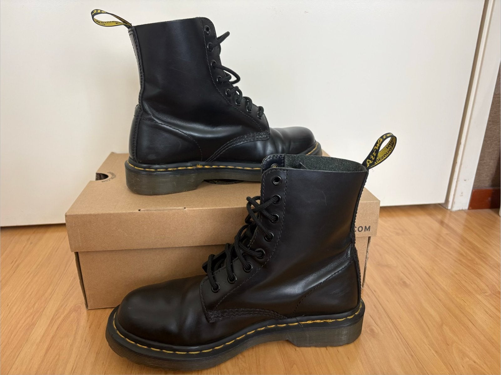 Dr. Martens Pascal laarzen - Maat 38, Kleding | Dames, Schoenen, Ophalen of Verzenden, Gedragen, Zwart, Lage of Enkellaarzen