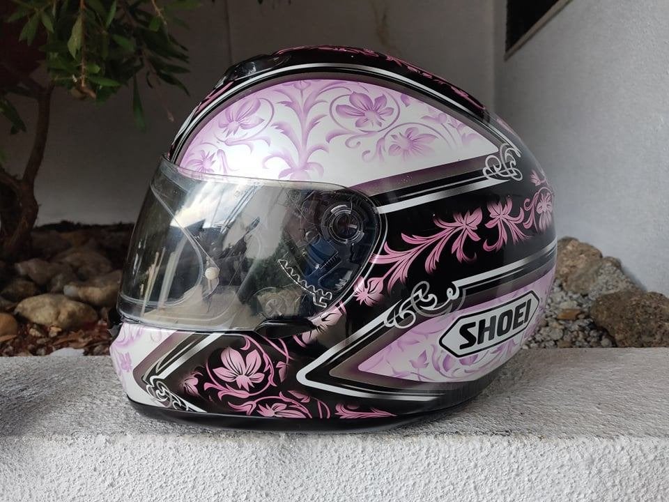 Shoei Raid Vogue helm  - maat S ZGAN, Motoren, Ophalen of Verzenden, Nieuw zonder kaartje, Integraalhelm, S