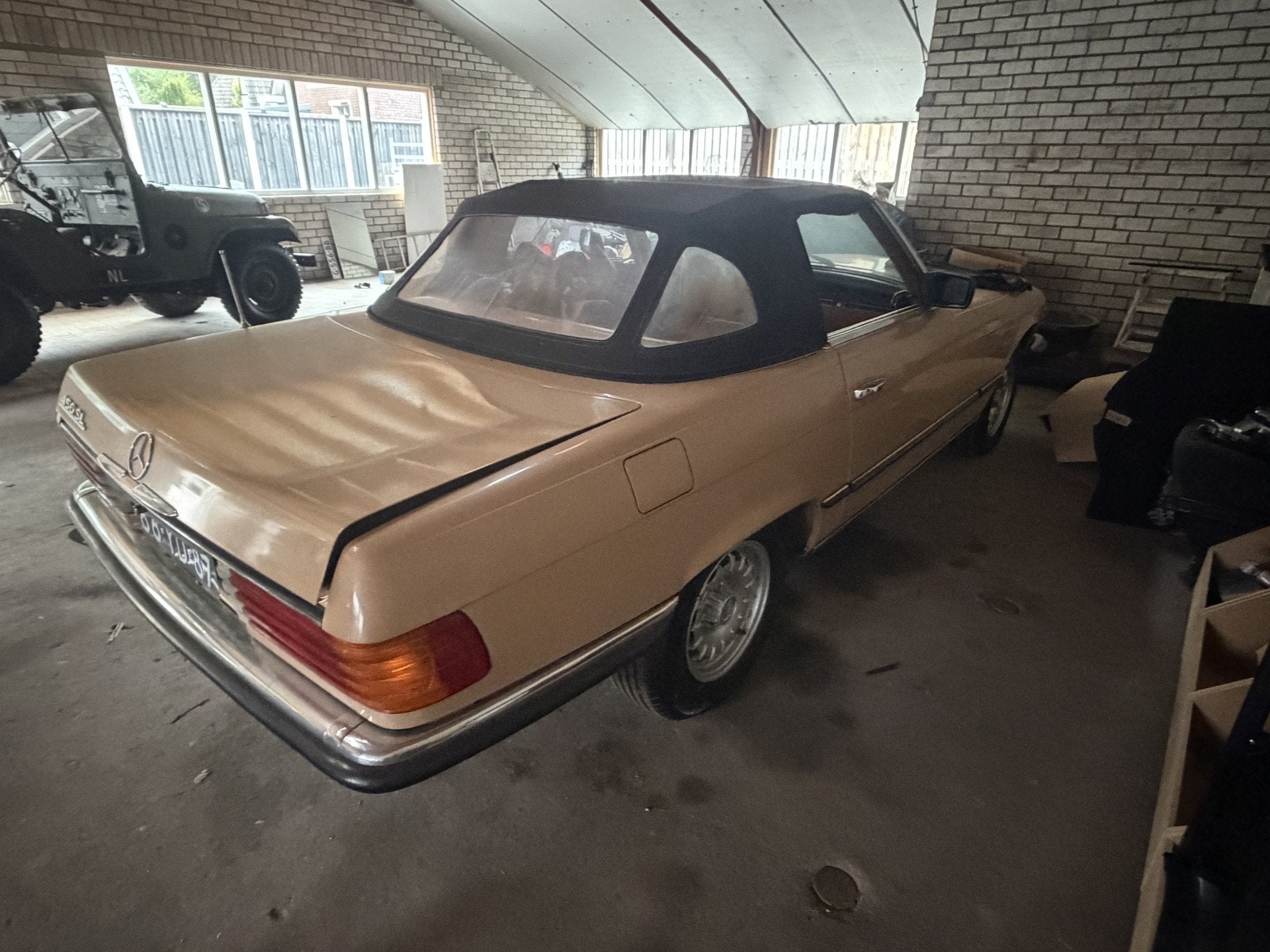 Mercedes-Benz 400-serie 450 SL V8 | 1977 Hardtop Historie Ni, foto 2