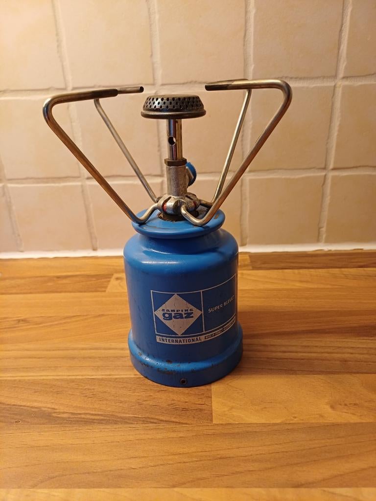 Vintage Campingaz Super Bleuet Campingfornuis, Caravans en Kamperen, Ophalen of Verzenden, Gebruikt
