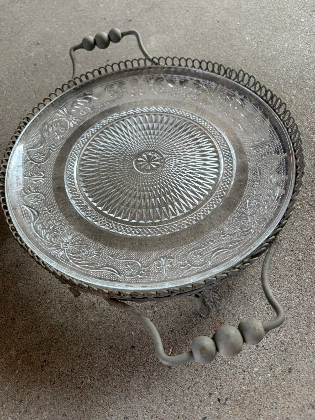 Brocante schaal, Ophalen of Verzenden