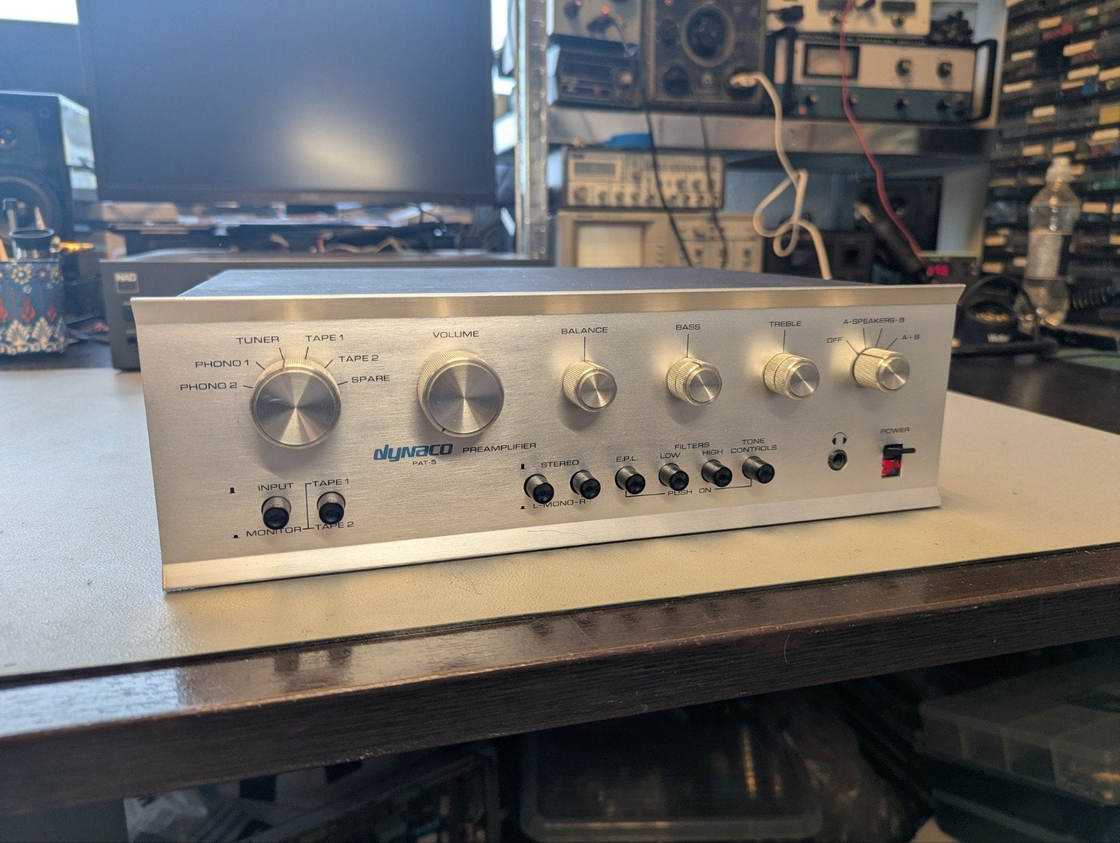 Dynaco PAT-5 voorversterker, Binnus audio reparatie Nieuwegein, Ophalen of Verzenden, Zo goed als nieuw, Olivier@binnus.nl