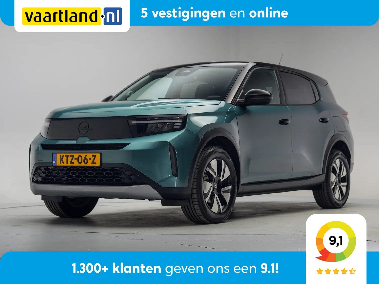 Opel Frontera GS Line 44kwh [ Camera Cruise Control Apple Ca, Auto's, Automaat, 0 cilinders, Gebruikt, 44 kWh