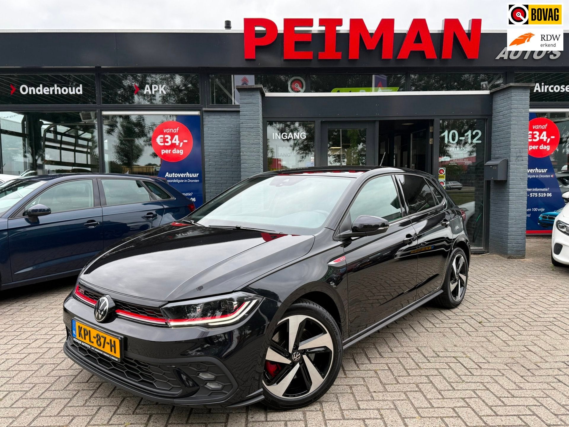 Volkswagen Polo 2.0 TSI GTI | IQ Light | Stoelverwarming | V, Auto's, Gebruikt, 4 cilinders, 1984 cc, Zwart