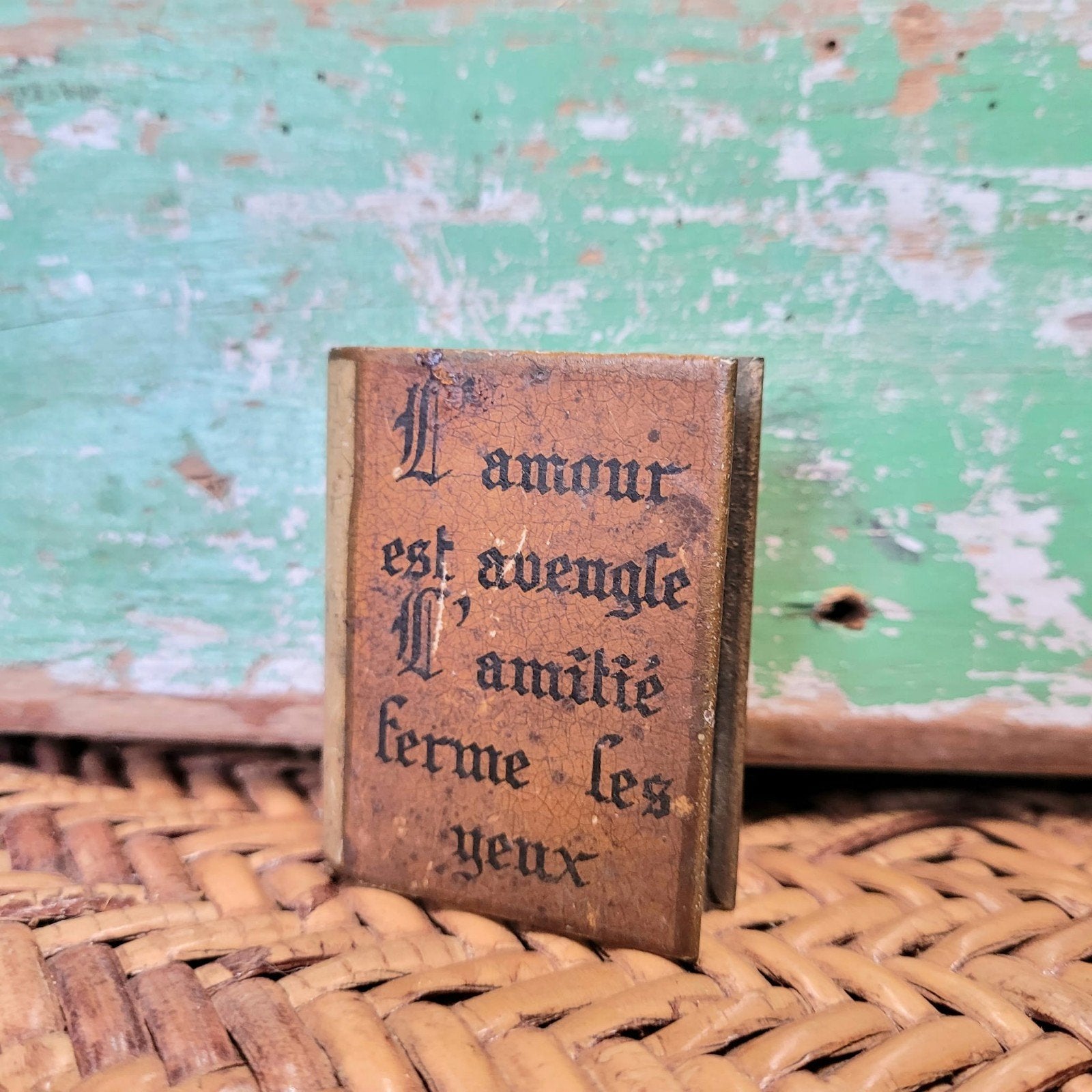 Oude Franse luciferhouder, Ophalen of Verzenden