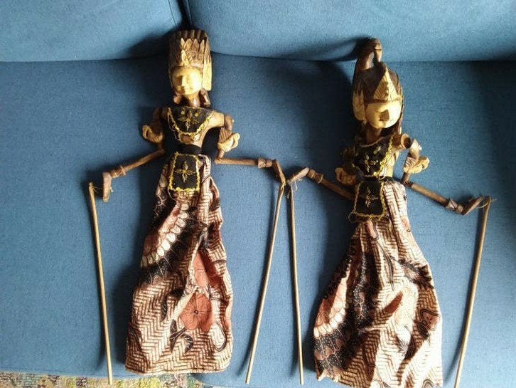 Wajang Golek poppen uit Indonesië, Ophalen of Verzenden