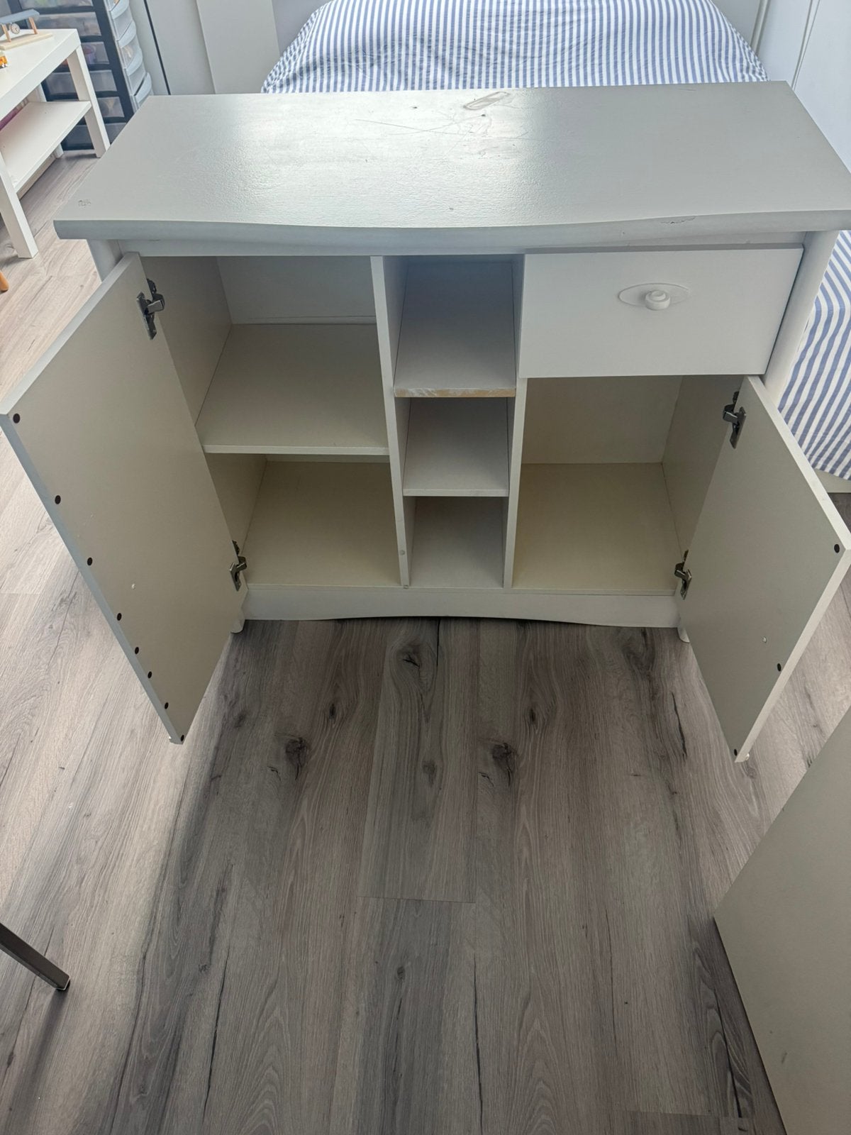 Witte commode, Ophalen, Gebruikt, 75 tot 100 cm, Minder dan 50 cm