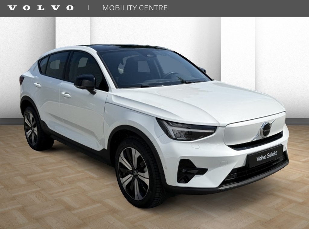 Volvo C40 Ultimate 69 kWh | 360° Camera | Harman Kardon |, Auto's, Volvo, Gebruikt, Met garantie (alle), Wit, 360 min