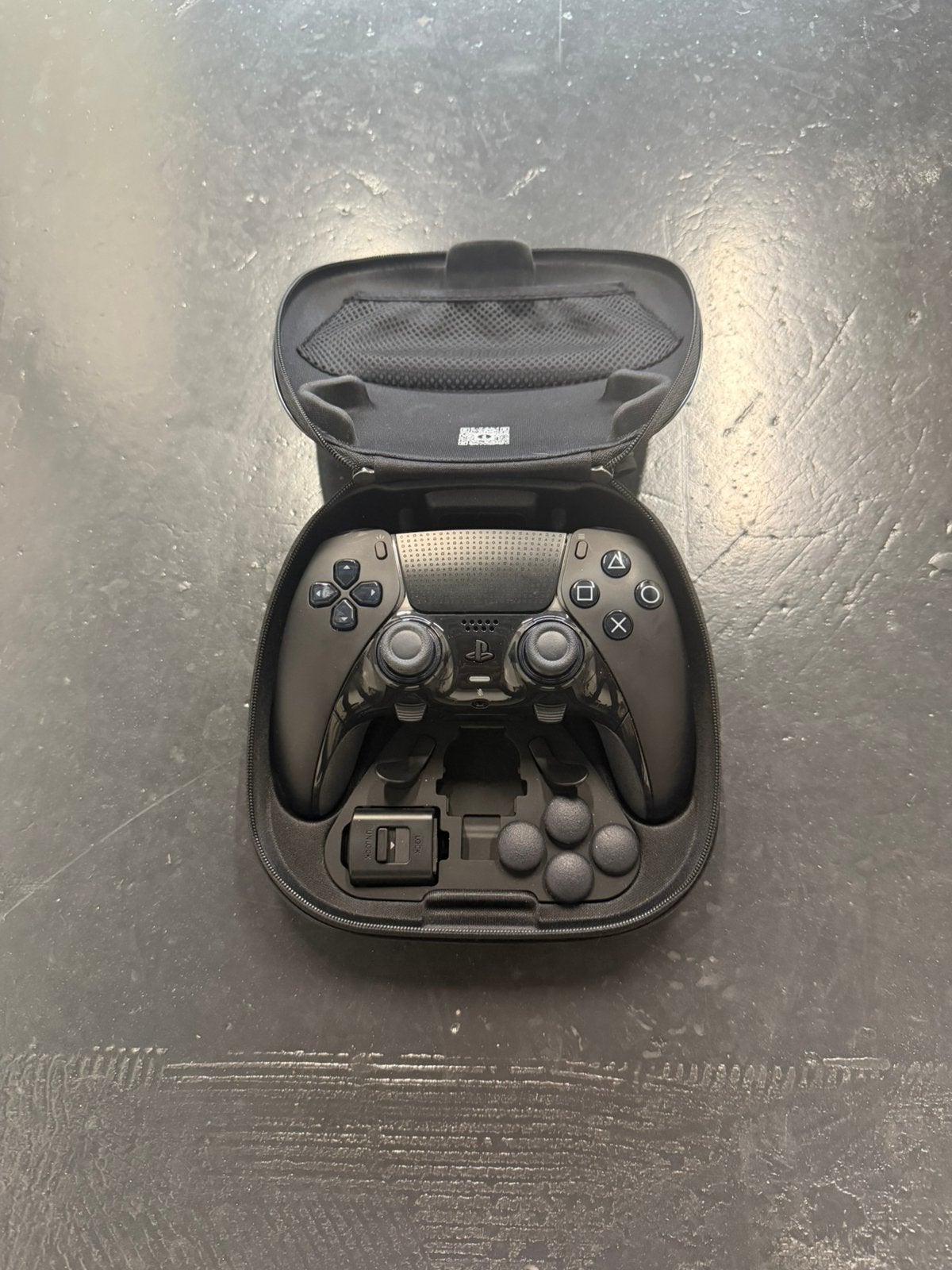 PlayStation 5 DualSense edge pro controller zwart, PlayStation 5, Ophalen of Verzenden, Zo goed als nieuw, Controller