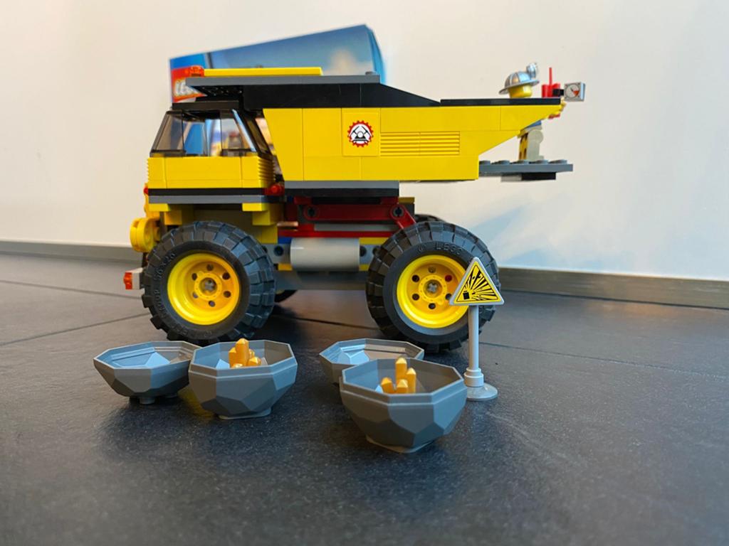 Lego City 4202 Mijnbouw Vrachtwagen, Inclusief minifiguren, Lego, Ophalen of Verzenden, Complete set