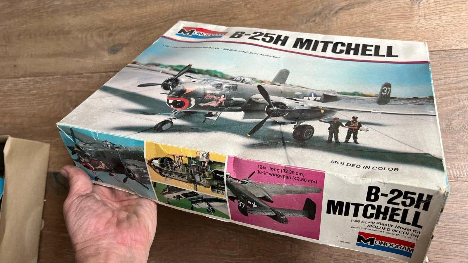 1/48 Monogram B-25H Mitchell, Nieuw, Groter dan 1:72, Vliegtuig, Ophalen