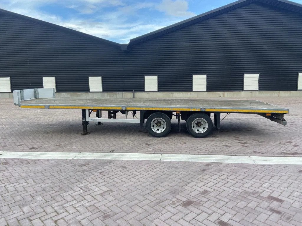 MEYVO Be oplegger vlak 8.5 ton (bj 2008), Auto's, Vrachtwagens, Overige brandstoffen, Origineel Nederlands, Bedrijf, Aanhangers en Opleggers
