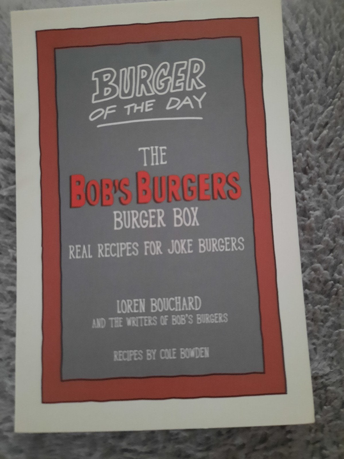Bob's Burgers Burger Box - Receptenkaarten in Bewaarbox, Ophalen of Verzenden, Zo goed als nieuw