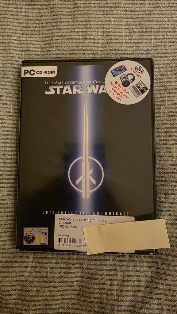 Star Wars Jedi Knight II - Jedi Outcast PC Spel, Gebruikt, Shooter, 1 speler, Ophalen of Verzenden