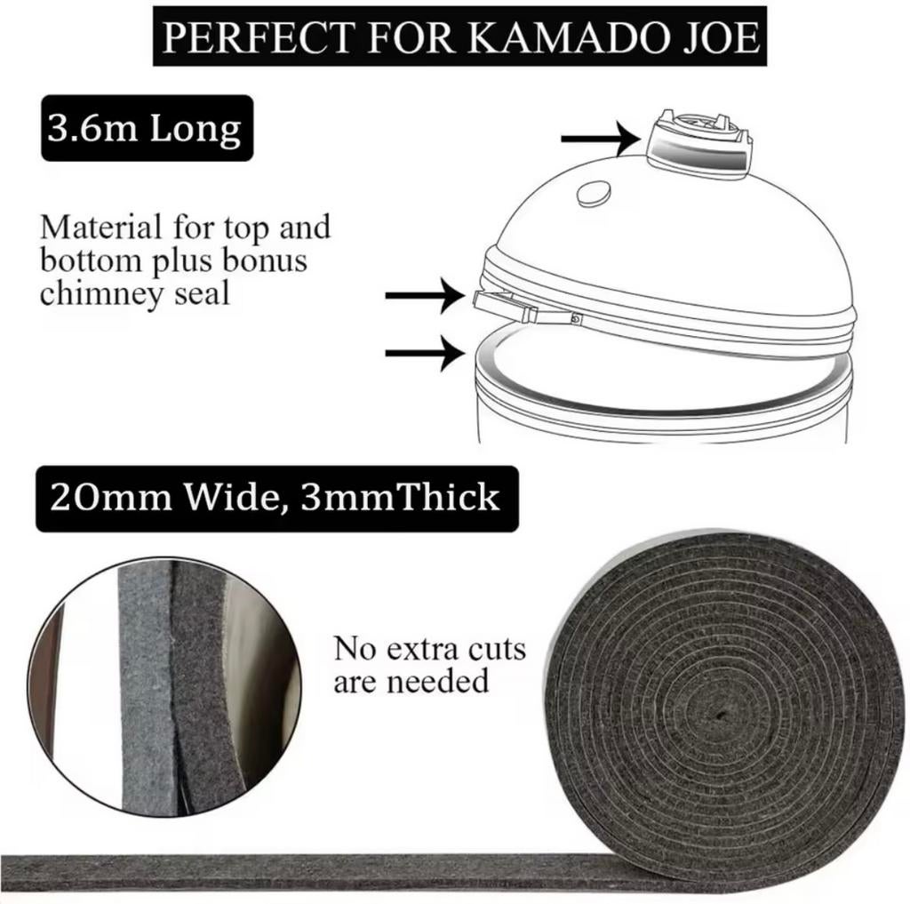 Kamado vervangings vilt (gasket), Ophalen of Verzenden, Nieuw