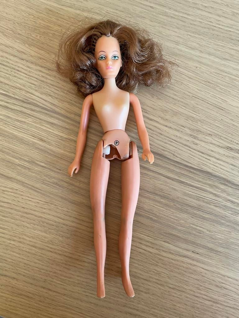 Vintage Hasbro Barbie pop, Made in Hong Kong, Ophalen of Verzenden, Gebruikt, Barbie