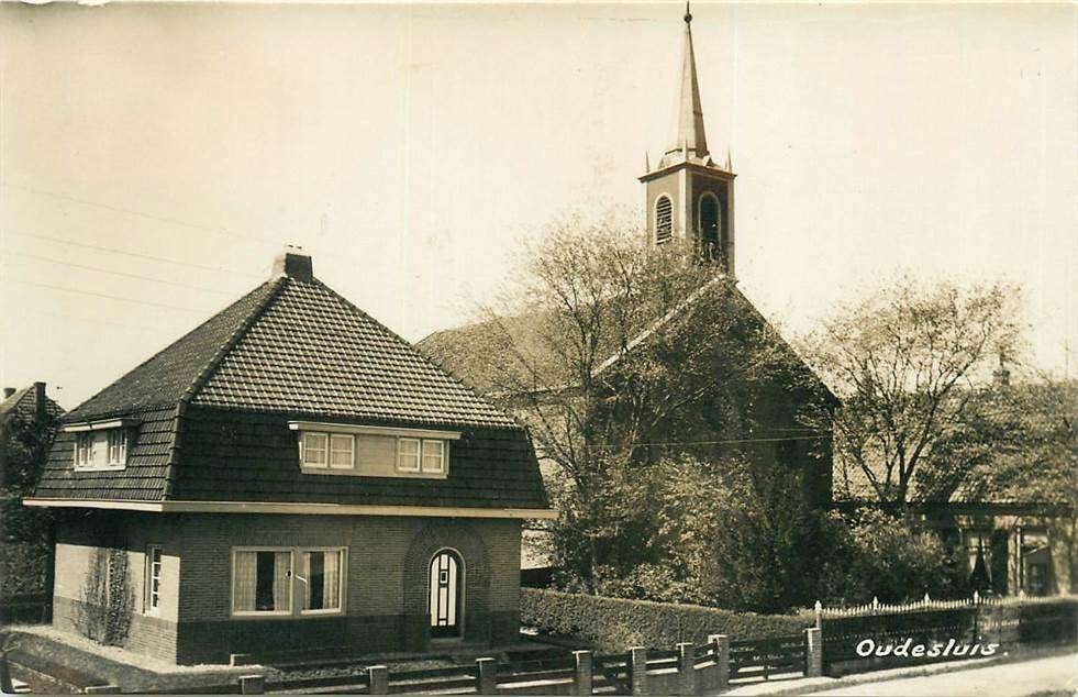 304-240-027 Oudesluis, Verzamelen, Ansichtkaarten | Nederland, Noord-Holland, Voor 1920, Verzenden