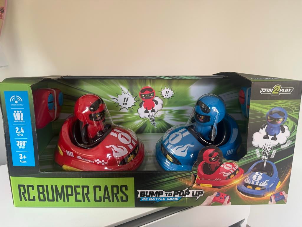 Gear2Play RC Bumper Cars - Radiografische Botsauto's, Ophalen of Verzenden, Nieuw, Afstandsbediening