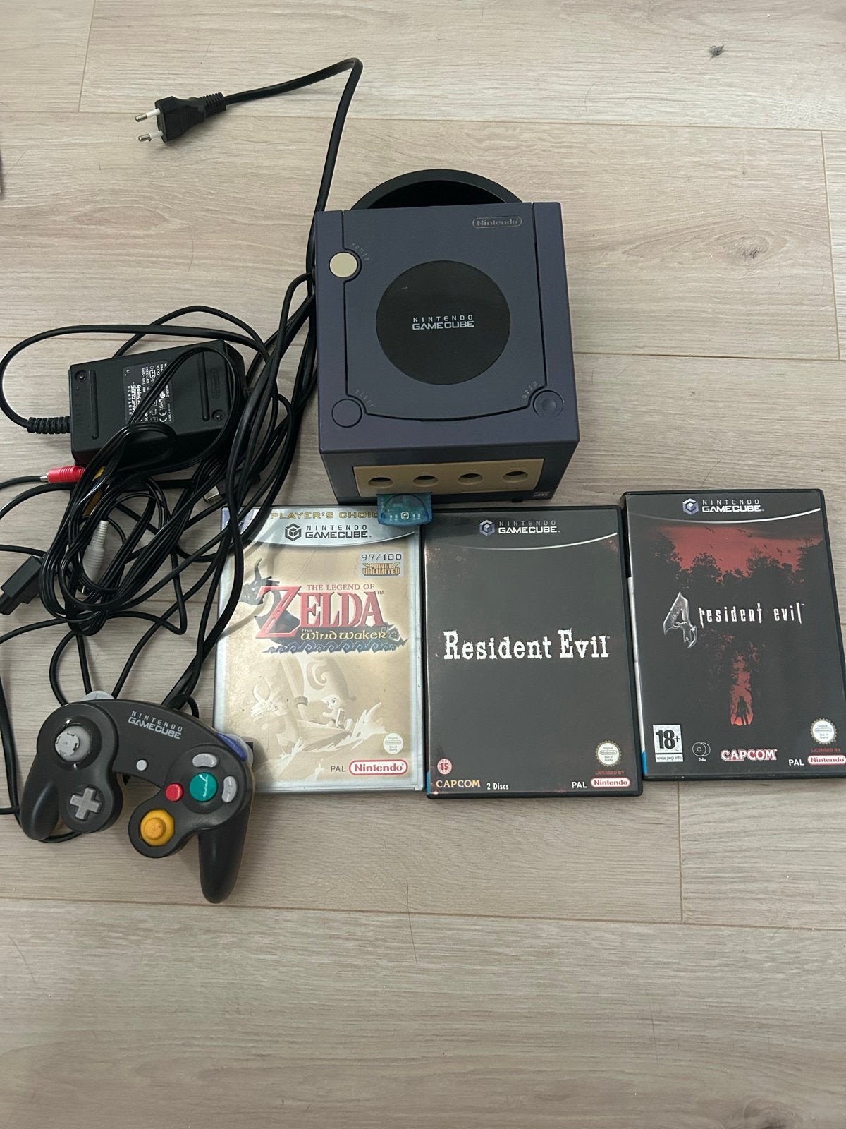 Nintendo GameCube met 3 spellen en controller, Avontuur en Actie, Gebruikt, 1 speler, Ophalen of Verzenden