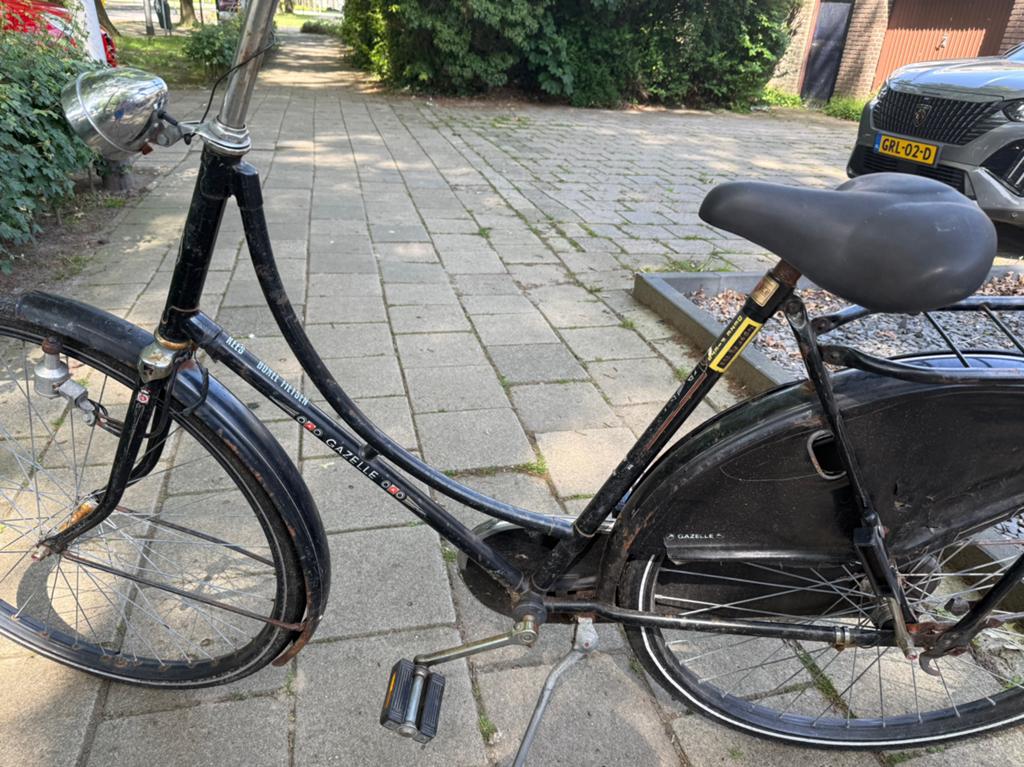 Te koop leuke oude omafiets, 53 tot 56 cm, Ophalen of Verzenden, Zo goed als nieuw