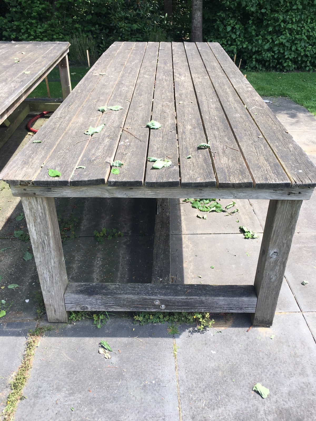 Tuin tafels gebruikt, Tuin en Terras, Tuintafels, Ophalen, Gebruikt, Rechthoekig, Hout