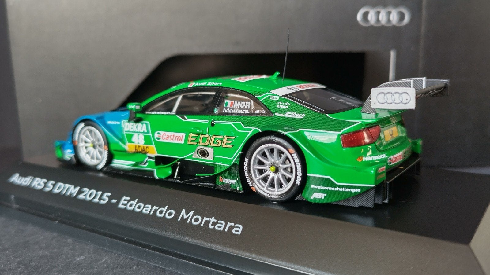 Audi RS5 DTM 2015 Mortaro 1;43 Audi Sport Spark Pol, Overige merken, Auto, Verzenden, .