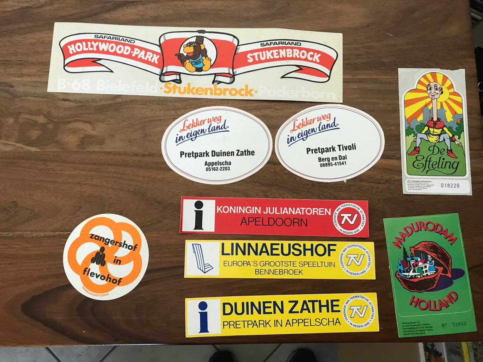 Stickers pretparken, Ophalen of Verzenden
