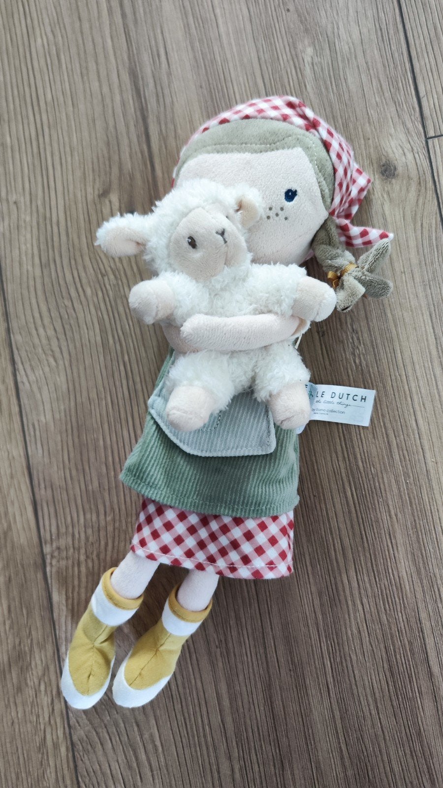 Little Dutch Little Farm Pop Rosa met Schaap, Ophalen of Verzenden