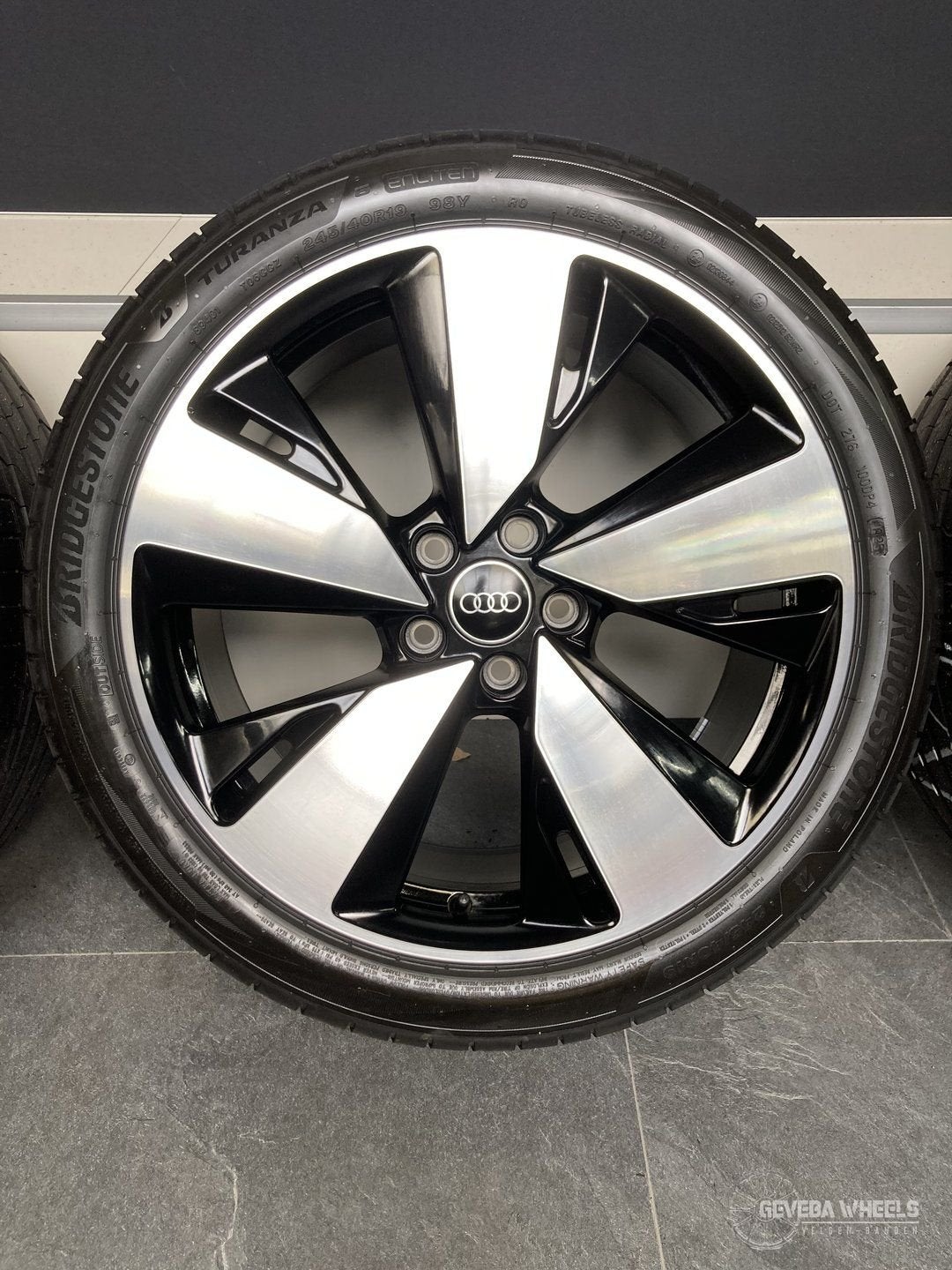 19” originele Audi A5 S5 B10 velgen + banden 5x112 DEMO  8B3, 19 inch, -, -, Banden en Velgen