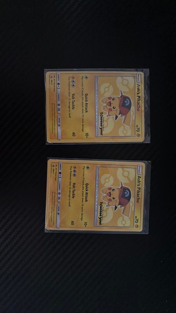 2 Ash’s pikachu’s, Ophalen of Verzenden, Zo goed als nieuw