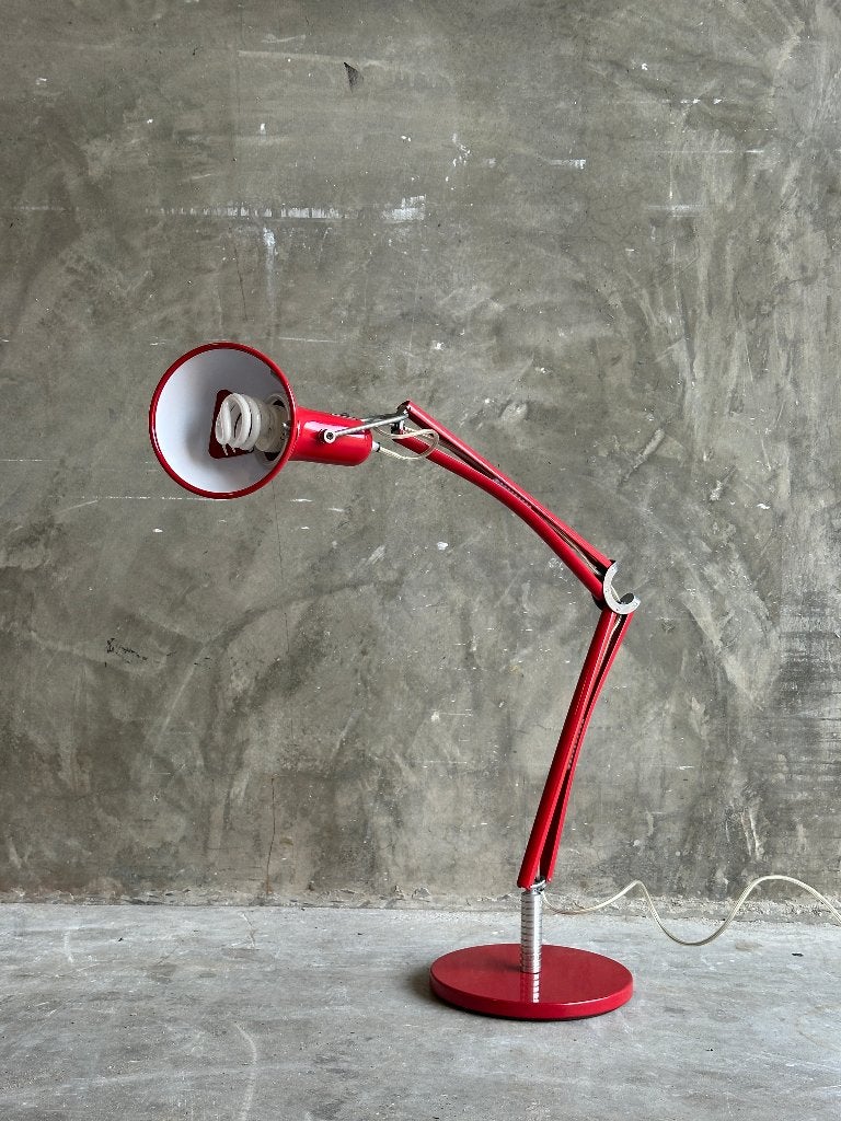 (20) Lumina Naomi Tafellamp Rood | Italiaans Design, Ophalen, -, -, Zo goed als nieuw