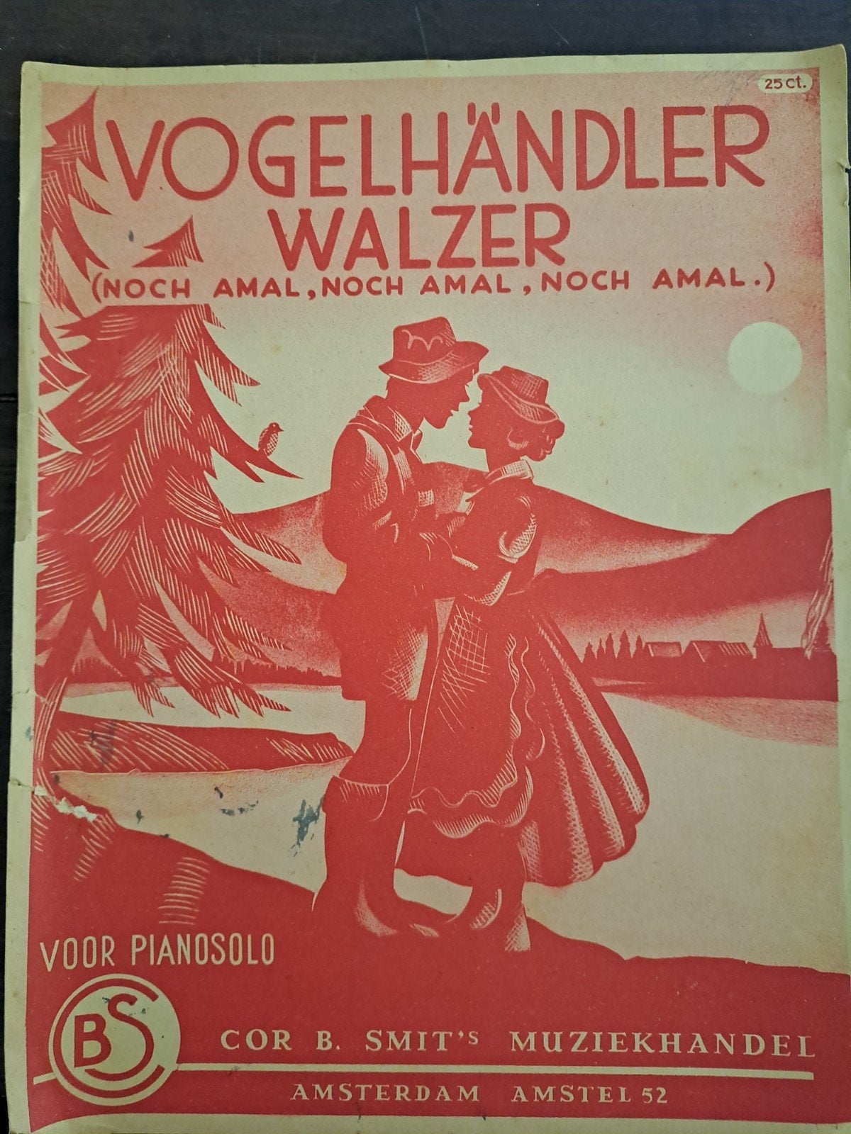 Vogelhändler Walzer - Carl Zeller - Bladmuziek, Gebruikt, Klassiek, Ophalen of Verzenden, Piano