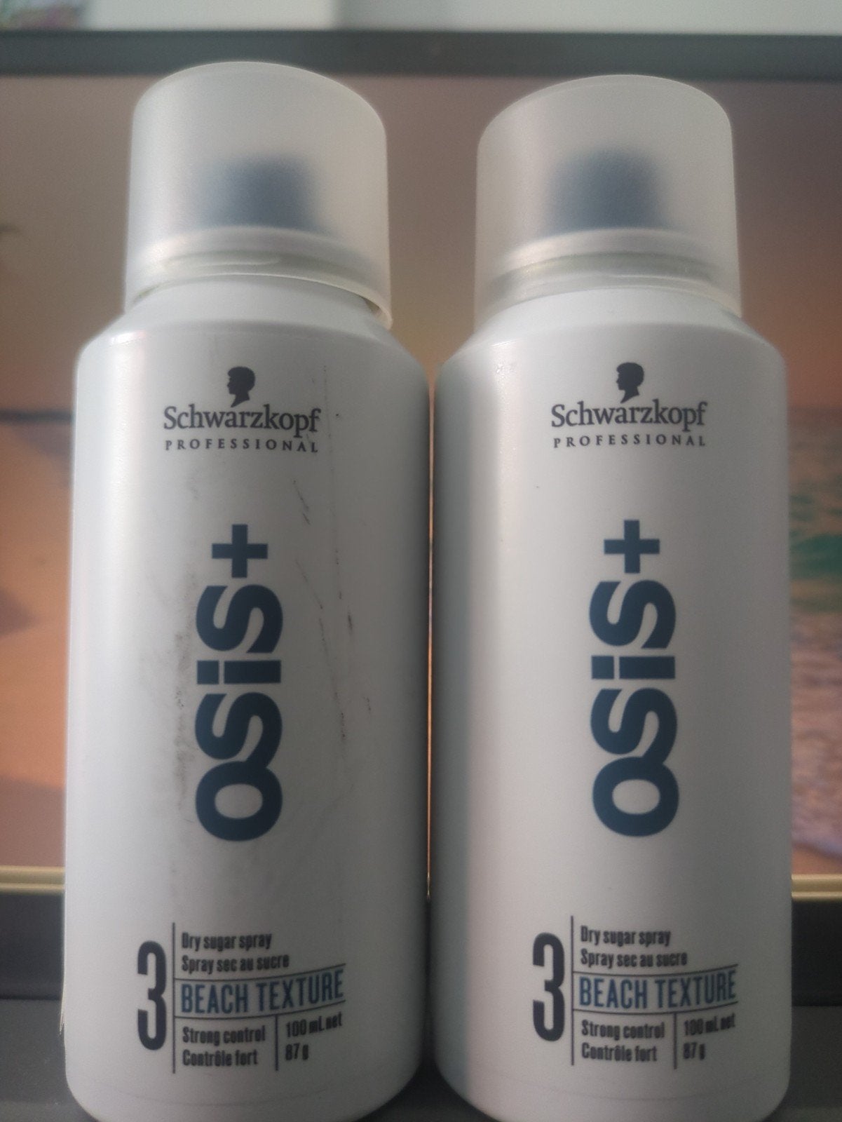 Schwarzkopf OSiS+ Beach Texture Dry Sugar Spray (2 stuks), Ophalen of Verzenden, Nieuw, Gel, Wax, Haarlak of Mousse