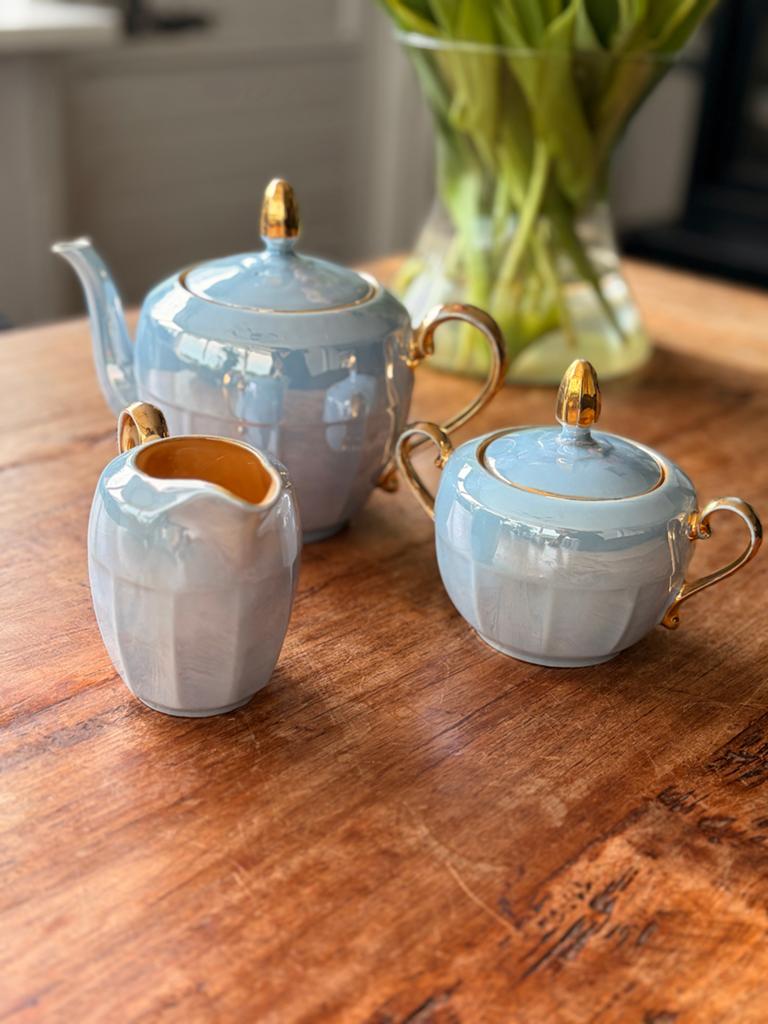 Victoria China Tsjecho-Slowakije Theeservies, Ophalen of Verzenden