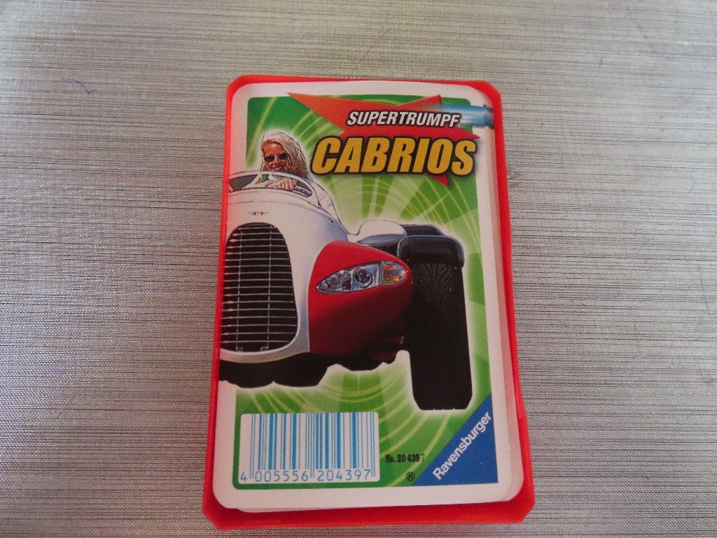Kwartet Cabrio's, Verzamelen, Speelkaarten, Jokers en Kwartetten, Ophalen of Verzenden, Zo goed als nieuw, Kwartet(ten)