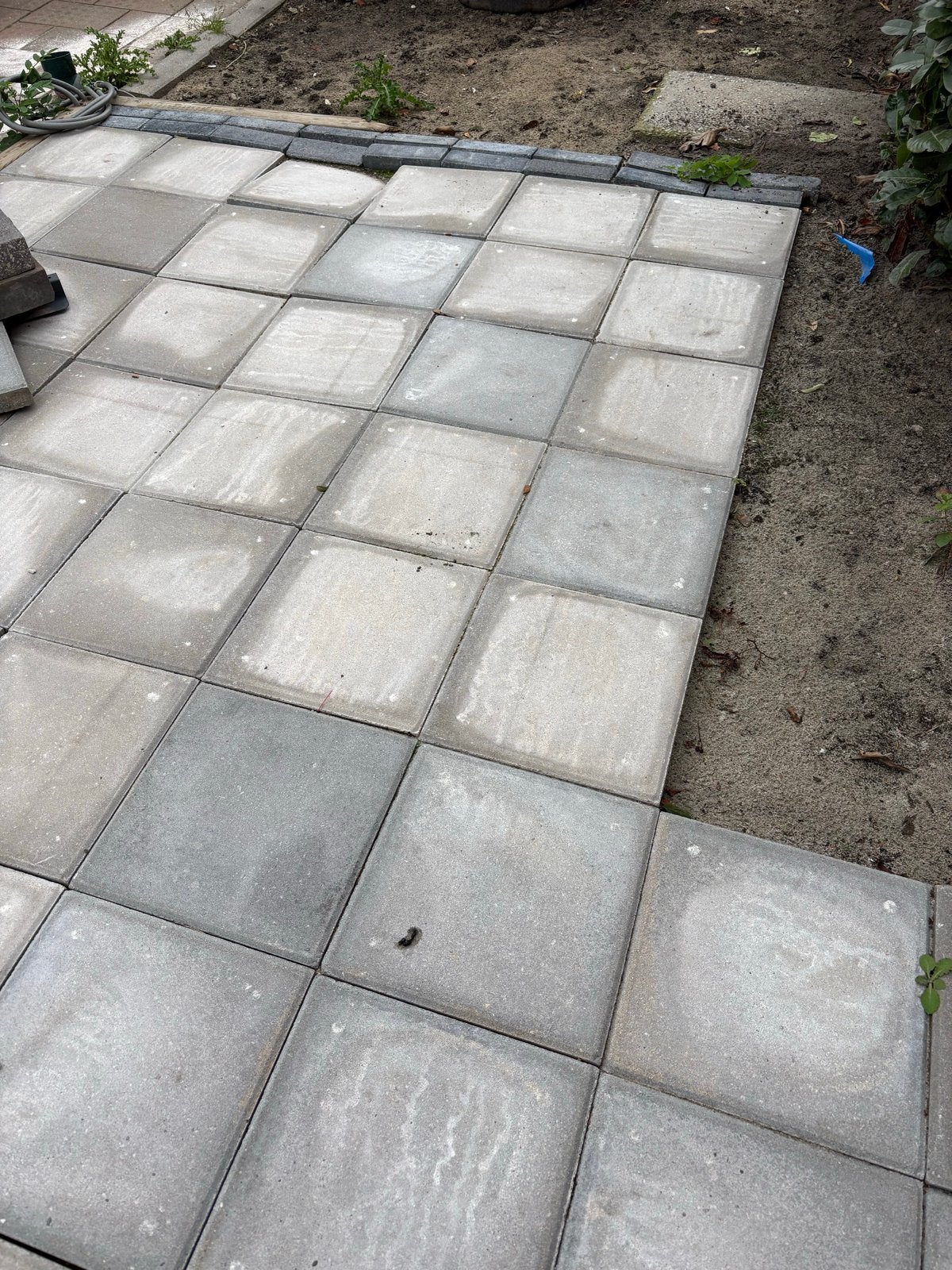 57x Beton Tegels 30x30 Grijs - Gebruikt, Ophalen, Gebruikt, 5 tot 10 m², Beton