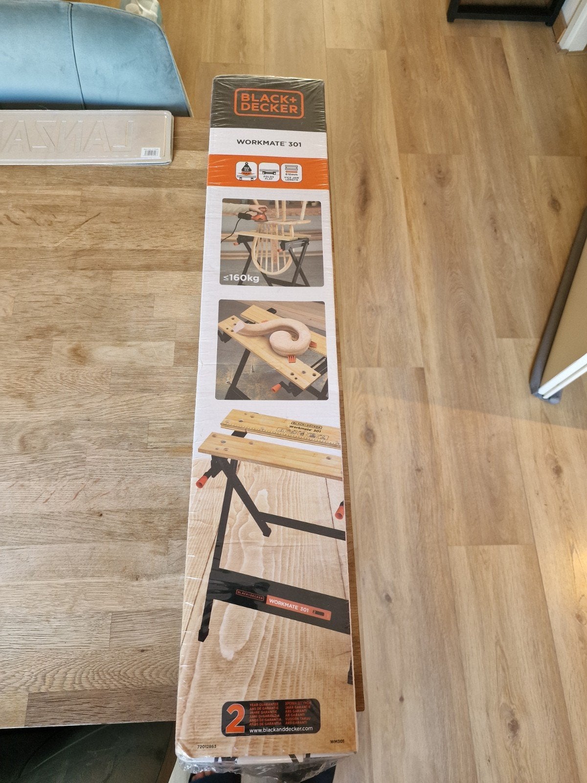 Black+Decker Workmate 301 Werkbank - Nieuw in doos, Ophalen, Nieuw, 70 tot 120 cm, Bankschroef