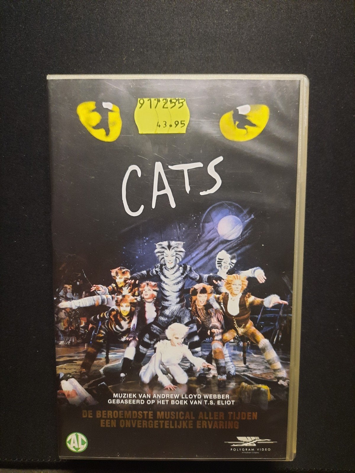 Cats - De Musical op VHS - Een Onvergetelijke Ervaring, Cd's en Dvd's, VHS | Film, Alle leeftijden, Ophalen of Verzenden, Zo goed als nieuw