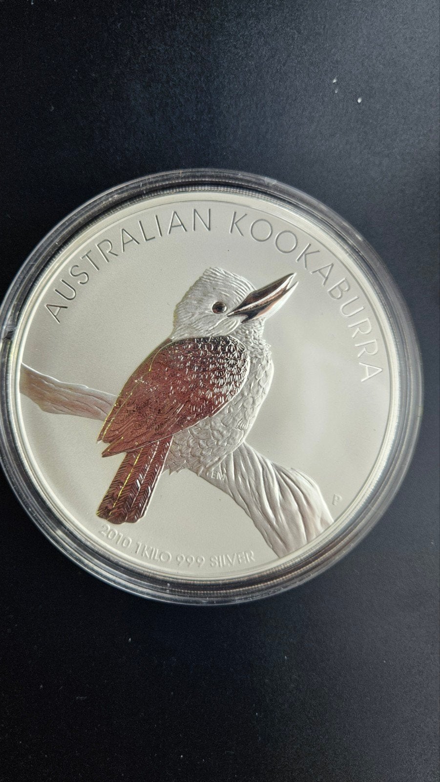 1 kilo kookaburra 201p, Ophalen of Verzenden, Zilver