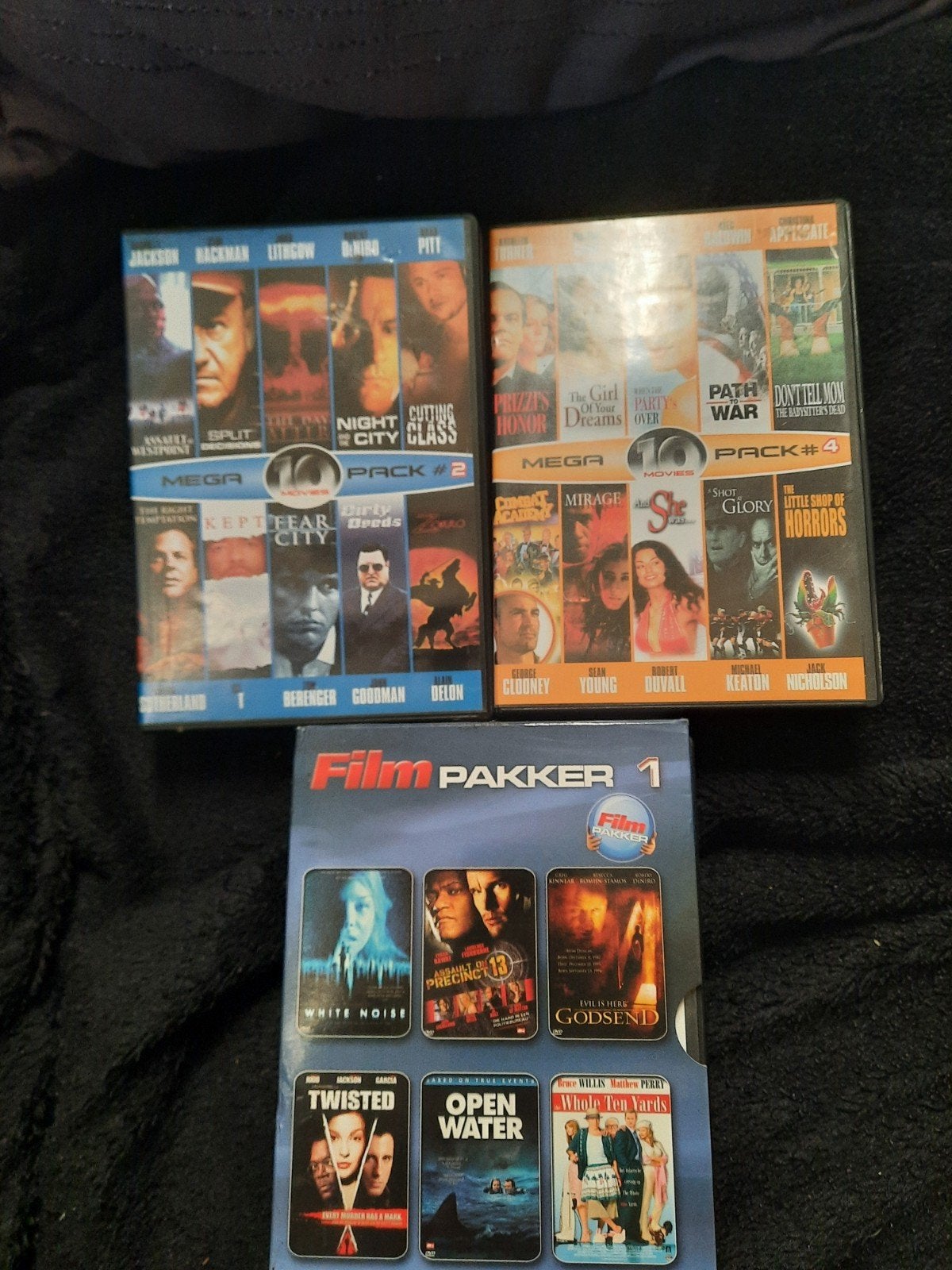 Film pakkers 3 dvd boxen vol films, 1 speler, Ophalen of Verzenden, Zo goed als nieuw, Vanaf 7 jaar