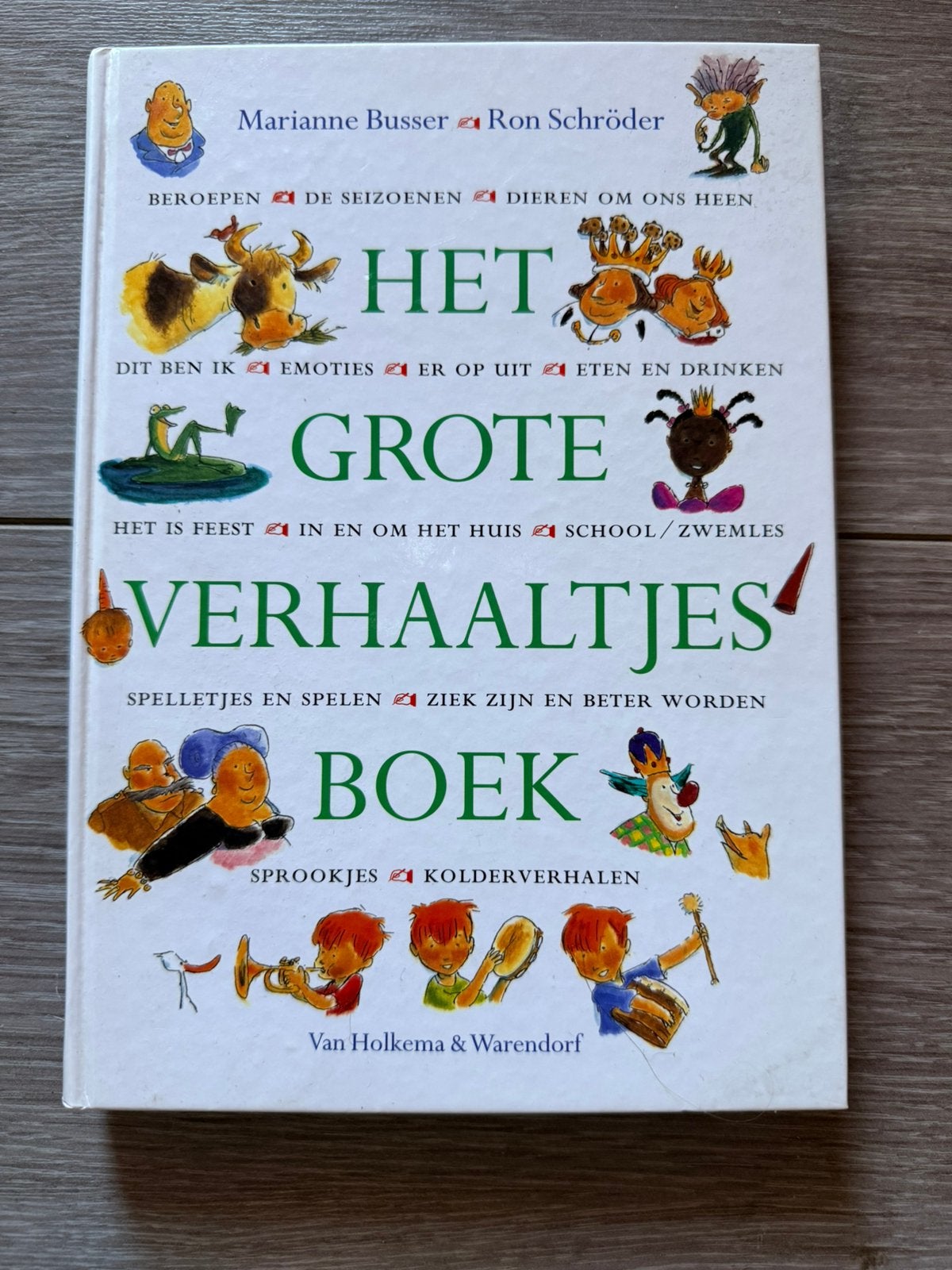 Het grote verhalenboek – Marianne Busser & Ron Schröder, Boeken, Ophalen of Verzenden, Zo goed als nieuw, Fictie algemeen, Voorleesboek
